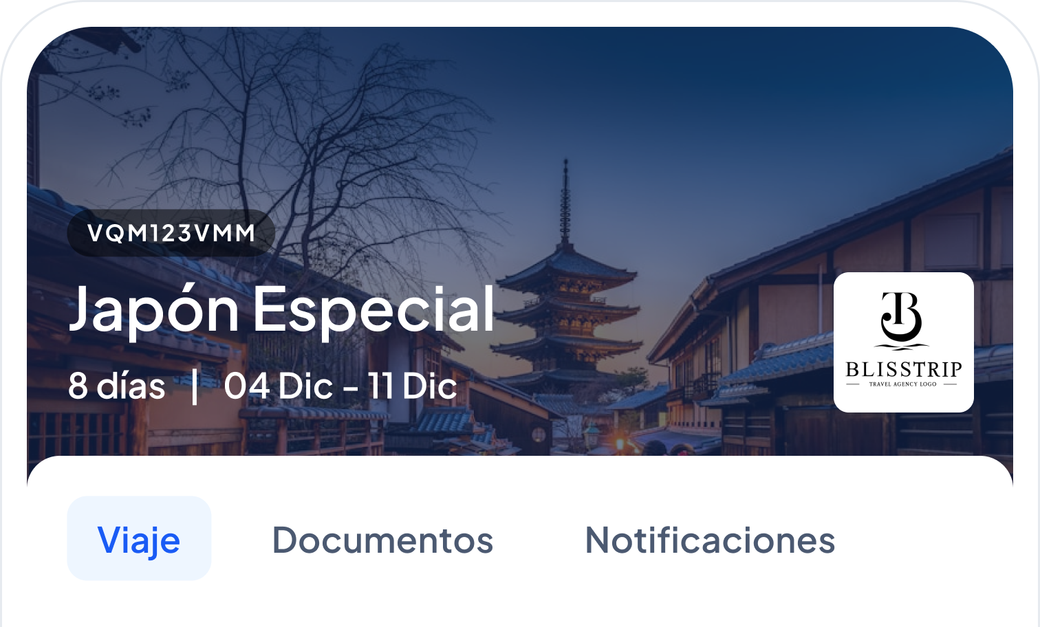 App móvil de MOGU para el viajero
